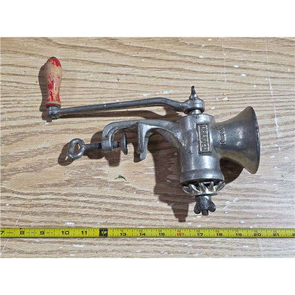 Vintage harper meat grinder