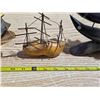 Image 2 : 3 boat statues- made from various materials