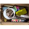 Image 2 : Box of misc items- silver plated items