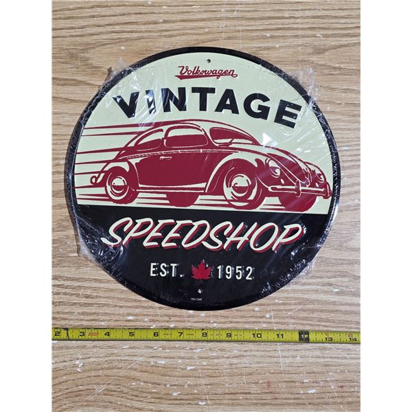 Vintage speed shop sign- 10"W- reproduction