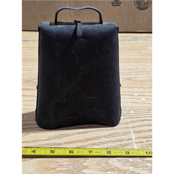 cast iron cowbell with donger
