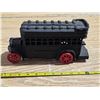 Image 1 : vintage cast iron bus- 11"L