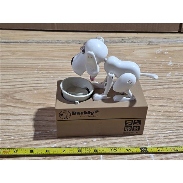 Barkly the banker- coin bank- battery operated