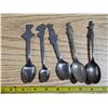 Image 1 : 5 vintage cartoon character spoons- buggs bunny