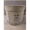 Image 6 : Wooden Barrel Storage Box w/ Misc. Christmas Items As Shown
