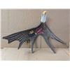 Image 1 : Moose Antler w/ Painted Indigenous Art Work 20"