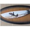 Image 2 : Indian Art Knife Décor w/ Wall Plaque "Eagle"