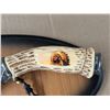 Image 3 : Indian Art Knife Décor w/ Wall Plaque "Chief"
