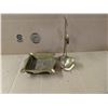 Image 1 : Brass Crane, Snail, and Square Brass Tray (5"x5")