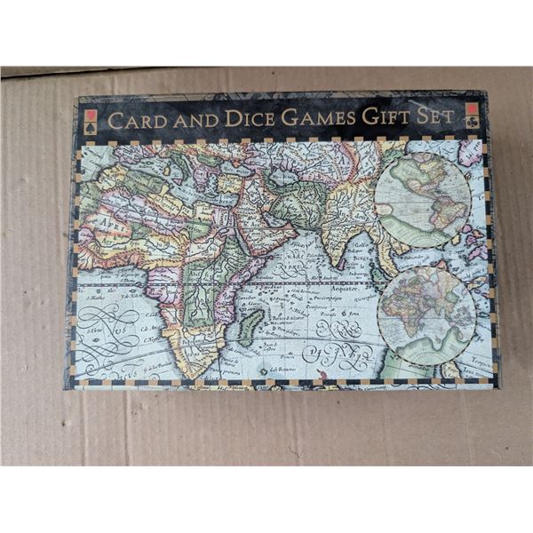 Card and Dice Games Gift Box Set (New in Box)