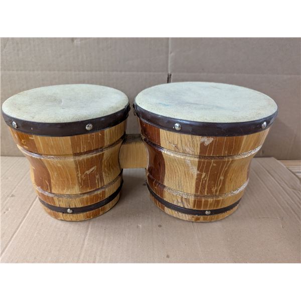Pair of Vintage Bongos 14"