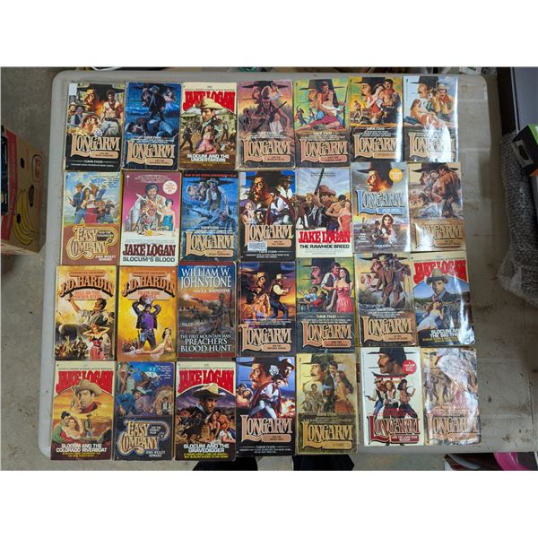 Bag of Jake Logan, Longarm, Easy Company, and etc. Pocket Books