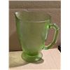 Image 1 : Vintage VERIFIED Uranium Glass Pitcher