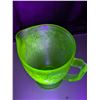 Image 4 : Vintage VERIFIED Uranium Glass Pitcher