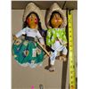 Image 2 : (2) Vintage Playable Carmen Mexico Puppet