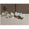 Image 1 : Vintage Quartz Décor Items (2) Possible Tooth pick Holders