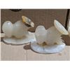 Image 2 : Vintage Quartz Décor Items (2) Possible Tooth pick Holders
