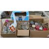 Image 1 : (4) Boxes of Misc. Glassware, Mugs, Decor, and etc.