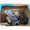 Image 6 : (4) Boxes of Misc. Glassware, Mugs, Decor, and etc.
