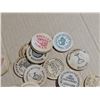 Image 4 : Lot of Vintage Wood nickels, Quarters, Coupons, and etc.)