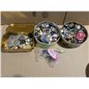 Image 1 : (3) tins Full of Sewing Buttons and Misc. Sewing Items as Shown