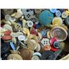 Image 3 : (3) tins Full of Sewing Buttons and Misc. Sewing Items as Shown