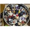 Image 4 : (3) tins Full of Sewing Buttons and Misc. Sewing Items as Shown