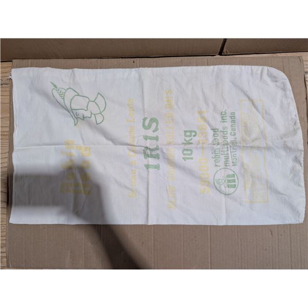 Vintage Robin Hood 10kg Slow Cooking Rolled oats Sack