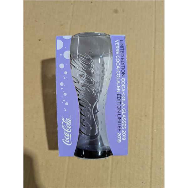 Limited Edition 2019 Coca Cola Purple Glass Collectible McDonalds