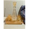 Image 2 : Made in Germany Glass Shots, Bottles, and tray w/ Bag