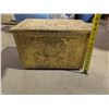 Image 3 : Brass Toned Storage Chest w/ Vintage books/Magazines