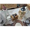 Image 4 : Lot of Vintage Wood Deco (Baskets, Candle Holders, and Etc.)
