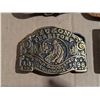 Image 2 : (4) Belt Buckles (Silver City, Yukon, Co-op, And Scorpion)