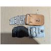 Image 6 : (4) Belt Buckles (Silver City, Yukon, Co-op, And Scorpion)