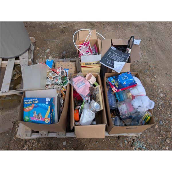 Pallet of Misc., Items (Disney Land Mugs, Office Supplies, and etc.