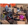 Image 1 : Pallet of Misc., Items (Halloween Costumes, Christmas Décor, and etc.)