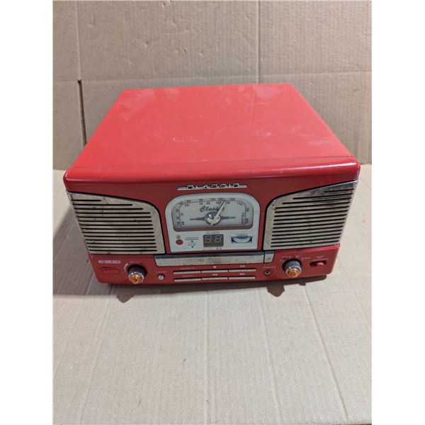 Vintage Turntable w/ CD Radio System Mod RCD824 (Not tested)