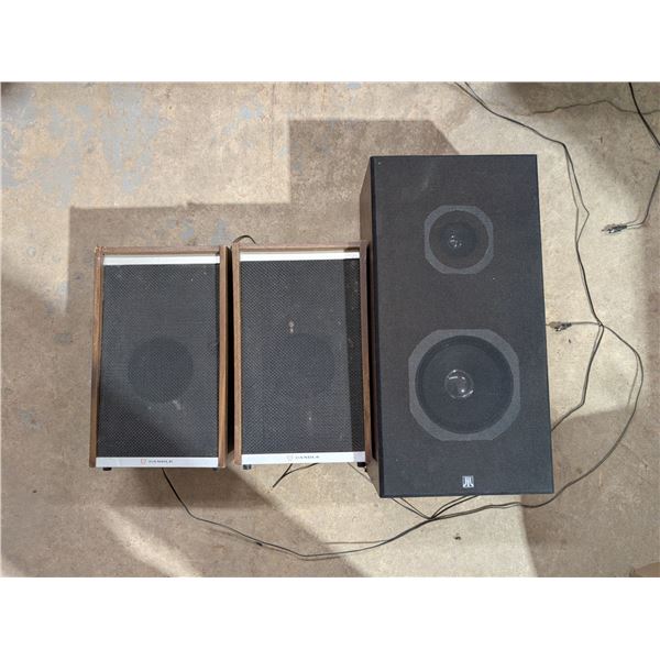(3) Speakers (2) Vintage Candle Brand and (1) Mod: J500 (None Tested)