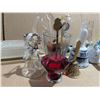 Image 3 : Lot of Misc. Vintage Décor, bells, Handles, and etc. (1) 24% Crystal Bell