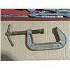 Image 5 : red Tool Box 19x6x7" w/ Misc. Vintage tools As Shown