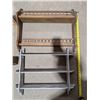 Image 6 : Vintage Wood Cabinet w/ (2) Vintage Spice Rack Shelfs