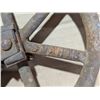 Image 5 : (2) Vintage Wheel Pulleys (1) Marked "SMARTS"