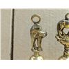 Image 4 : (3) brass Animal Bells (2) Vintage Made in England