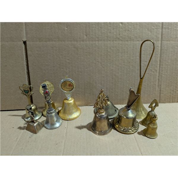 Lot of Brass/Non Brass Bells As Shown