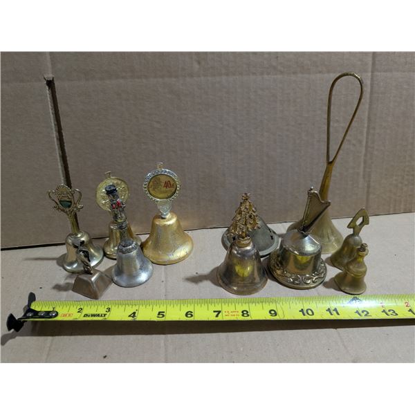 (3) Unique Brass Bells As Shown