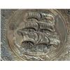 Image 2 : (2) Vintage Made in England Brass Tone Or Coloured Wall Plaques