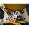 Image 3 : Storage Tub Full of Misc. (glassware, glass Décor, VHS's and etc.)