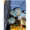 Image 4 : Storage Tub Full of Misc. (glassware, glass Décor, VHS's and etc.)