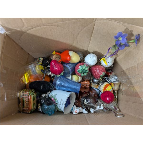 Box full of Various S+P Shakers