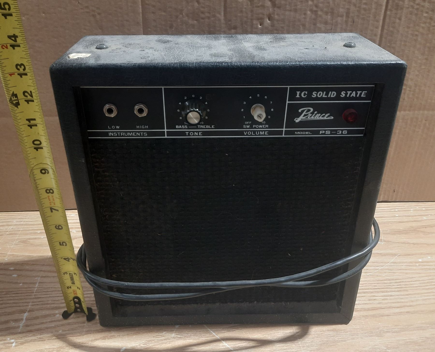 Vintage Prince IC Solid State model PS-36 musical instrument amplifier ...
